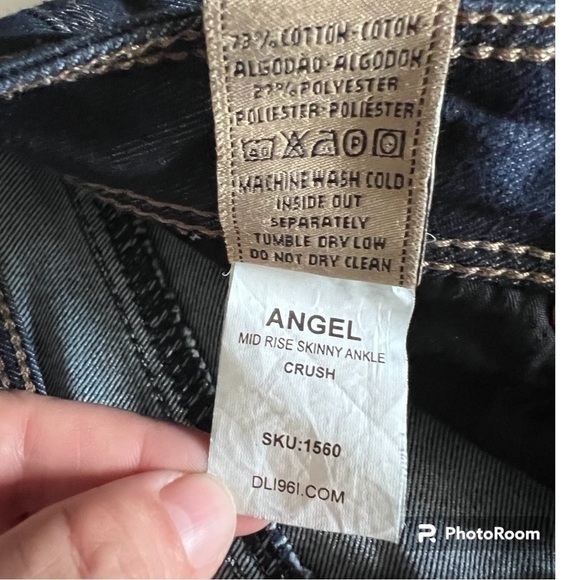 DL1961 Denim Angel Mid Rise Skinny Ankle Jeans Size 27 - Picture 8 of 9